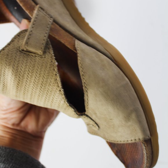 Miz Mooz Maisie Wedge Sandals in SAGE - Size EU 38 / US 8 Discontinued Style - Picture 8 of 11